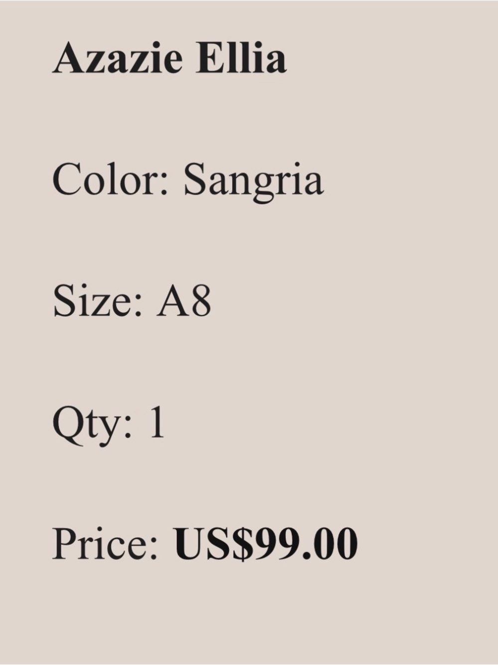 Azazie Ellia Sangria Slip Gown - Picture 2 of 4